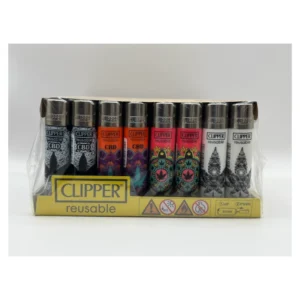 Boite Briquet Clipper Leaf