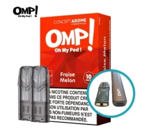recharge pod gamme omp fraise melon