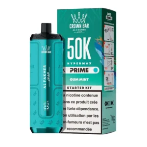 puff-hyper-max-prime-crown-bar-50k-al-fakher-Gum-Mint