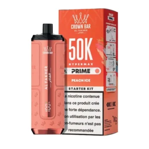 puff-hyper-max-prime-crown-bar-50k-al-fakher-Peach-Ice