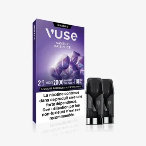 Saveur raisins juteux doux avec fraîcheur glaciale